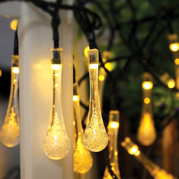 Διακοσμητικά Φωτάκια LED Σταγόνα 20L 4,4m Θερμό Φως