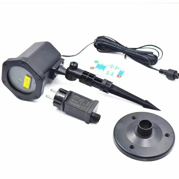 Laser projector με διάφορα μοτίβα κόκκινο/πράσινο