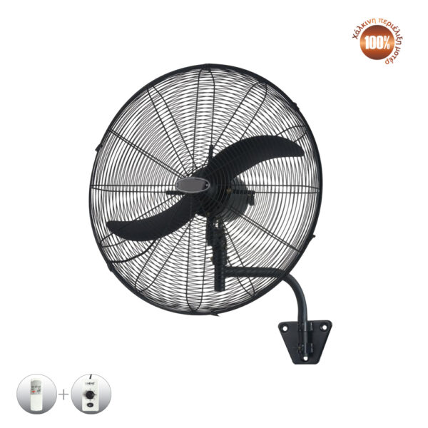 LINEME ΑΝΕΜ/ΡΑΣ ΕΠ/ΧΟΣ ΒΙΟΜ. 26" 180w ΜΑΥΡΟ&ΤΗΛ/ΡΙΟ
