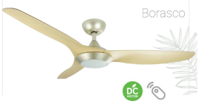 LINEME ΑΝΕΜ/ΡΑΣ ΟΡΟΦΗς&ΤΗΛ.52" 18W LED BORASCO