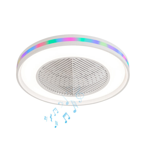 LINEME ΑΝΕΜ/ΡΑΣ ΜΠΛΑΦΟΝΙΕΡΑ&ΤΗΛ SUOVO RGB BLUETOOTH ΗΧΕΙΟ