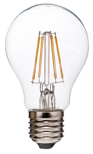 Λάμπα LED A60 FIlament 8W E27 Clear 2700Κ Dimmable
