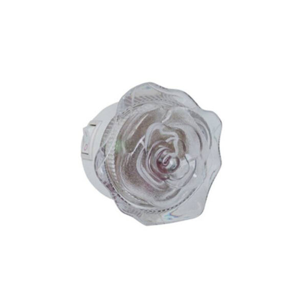 0000877_0 Φως νυκτός LED "τριαντάφυλλο" ΜΠΛΕ