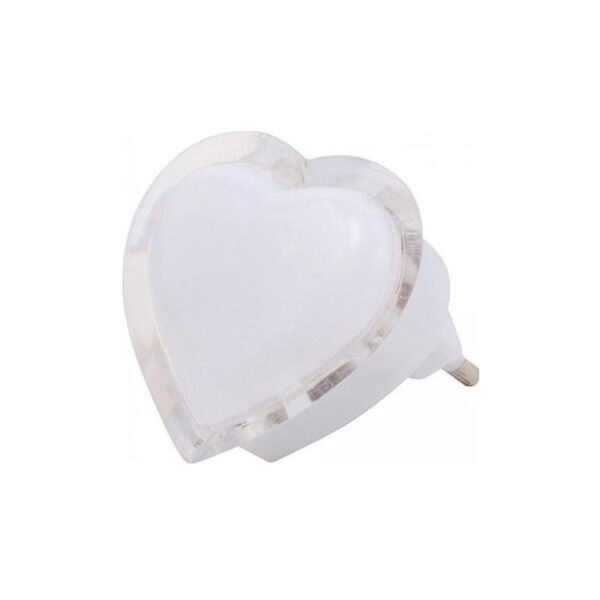 0000880_0 Φως νυκτός LED "καρδιά" ΜΠΛΕ