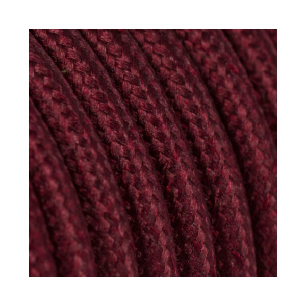 0000922_0 Διακοσμητικό υφασμάτινο καλώδιο Μπορντό