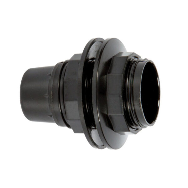 Ντουί Ε14 με βόλτες + 2 ροδέλες  Μαύρο