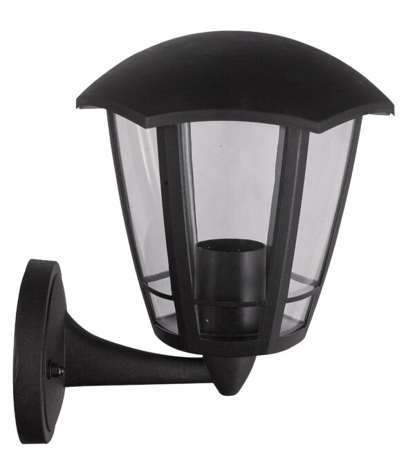 Φανάρι πλαστικό UP E27 IP44 Μαύρο