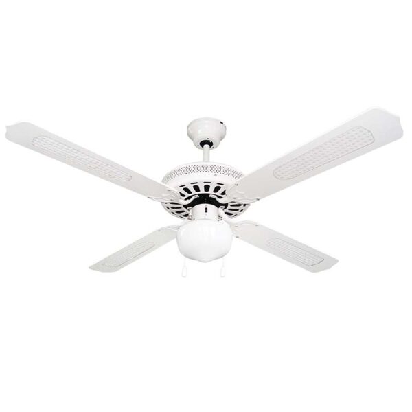 0001207_0 Ανεμιστήρας Οροφής με ένα φως ΛΕΥΚΟΣ