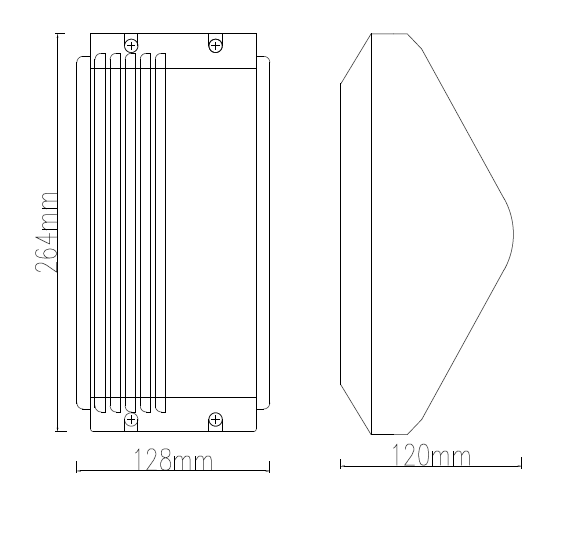 Χελώνα αλουμινίου Ε27 Λευκό (2046)