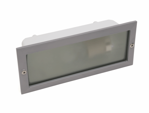 Χωνευτό φωτιστικό αλουμινίου E27 Τιτάνιο (2082)