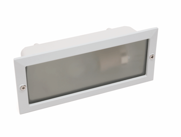 Χωνευτό φωτιστικό αλουμινίου E27 Λευκό (2082)