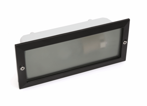 Χωνευτό φωτιστικό αλουμινίου E27 Μαύρο (2082)