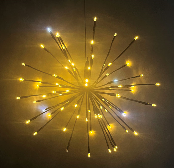 Αστέρι 80LED 40εκ (70LED σταθερά & 10LED flash cool) IP44