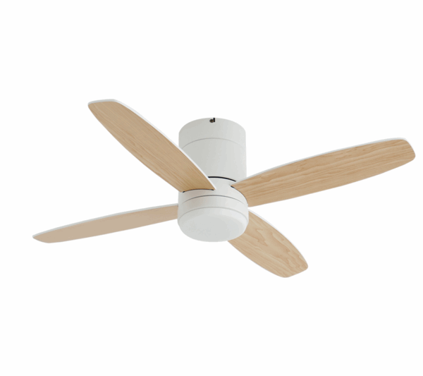 Ανεμιστήρας Οροφής Mare  52'' LED 18W τηλεχ/μενος ανοιχτόχρωμα φτερά