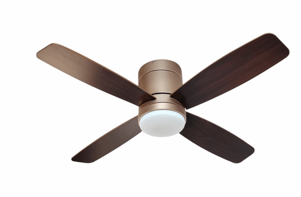 Ανεμιστήρας Οροφής Mare 52'' LED 18W τηλεχ/μενος Rose Gold ιστός με διπλής όψεως  φτερά