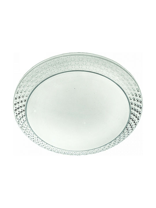 Inlight Πλαφονιέρα Οροφής 40εκ. Λευκή με Ενσωματωμένο LED