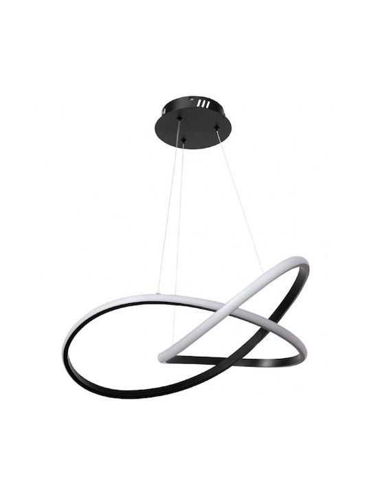 Inlight Κρεμαστό Φωτιστικό Μαύρο 60x60εκ.