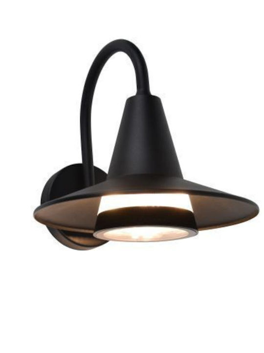 ΑΠΛΙΚΑ ΤΟΙΧΟΥ LED ΕΞΩΤΕΡΙΚΟΥ ΧΩΡΟΥ ΜΑΥΡΗ SWAN 5213901012 LUTEC