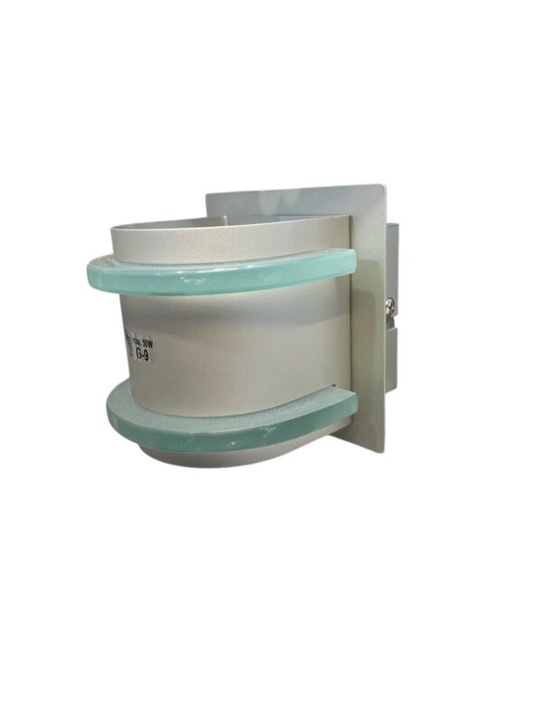 Brilum Μονό Σποτ Τοίχου με Ντουί G9 σε Ασημί Χρώμα