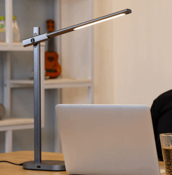 Φωτιστικό γραφείου LED 10W ανθρακί 2800-6500Κ